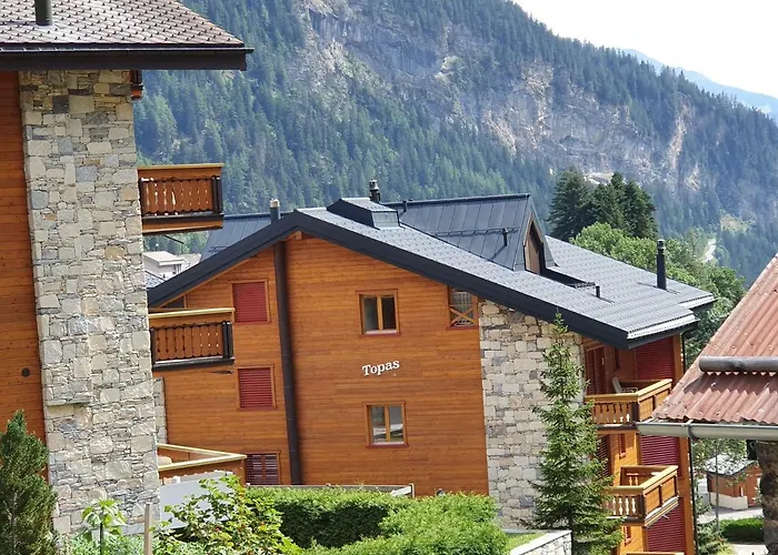 Moderne Im Zentrum Von Leukerbad, Haus Topas *